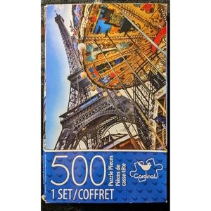 500 Piece Puzzles Eiffel Tower Snd Carousel By Cardinal Puzzles
